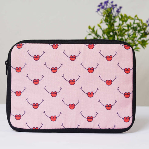 Lovely Smiles Printed Laptop Sleeve/Cover 11 inch